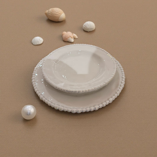 ITALORO Pearl Dining Ware 48 PCS, HWZD48