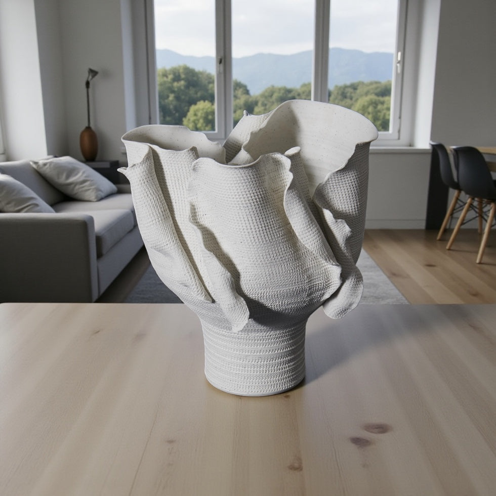 CLAIR & CHIC Handmade Ceramic Vase - ZZ24001