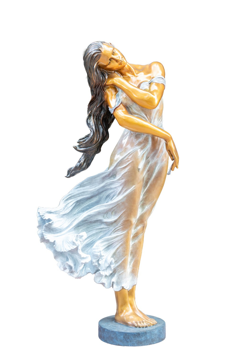 Giovanni Handmade Female Figure Bronze Statue LS-313BC , 104X50X26 cm