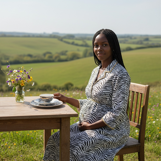 ITALORO African Zebra,24 K Gold Line ,Dining Ware 47 PCS ,OH-16403