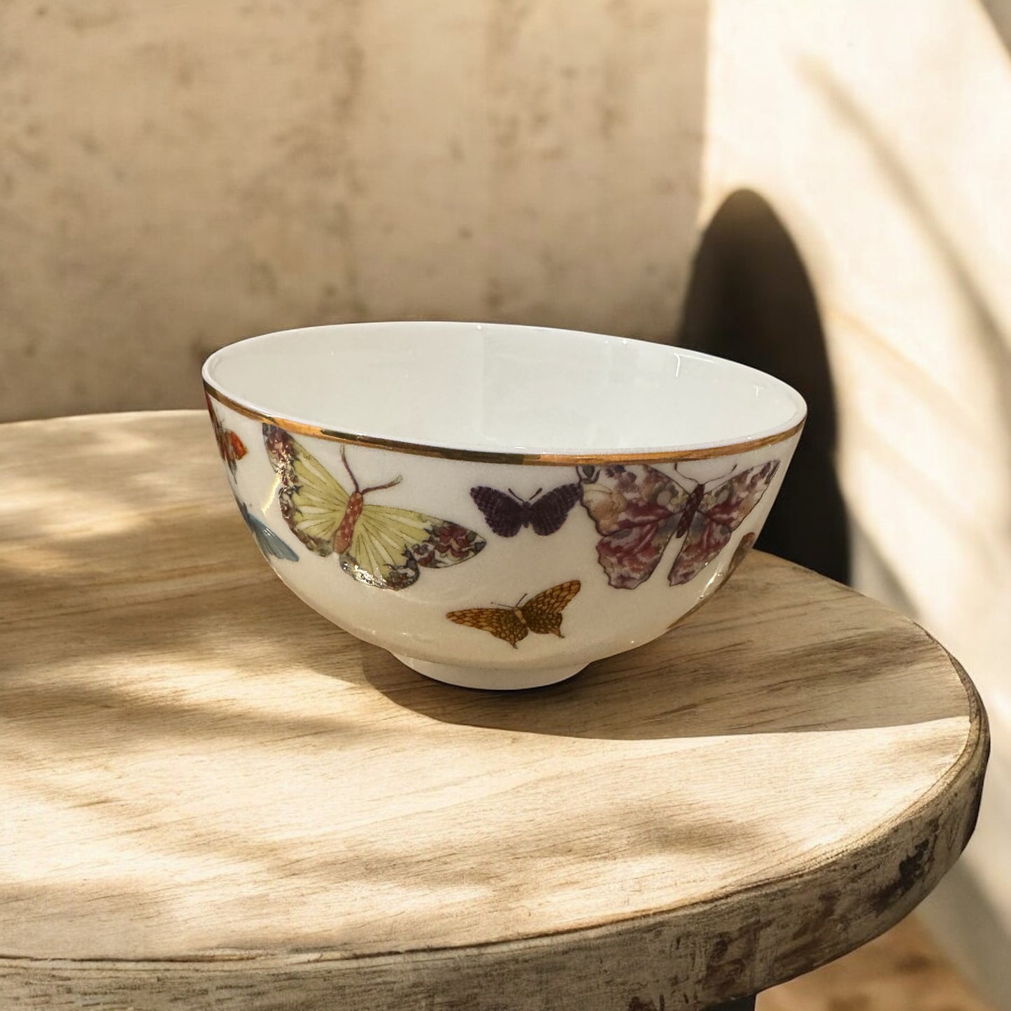 ITALORO Butterfly , 24 K Gold Line , Dining Ware 47 PCS ,OH-22013