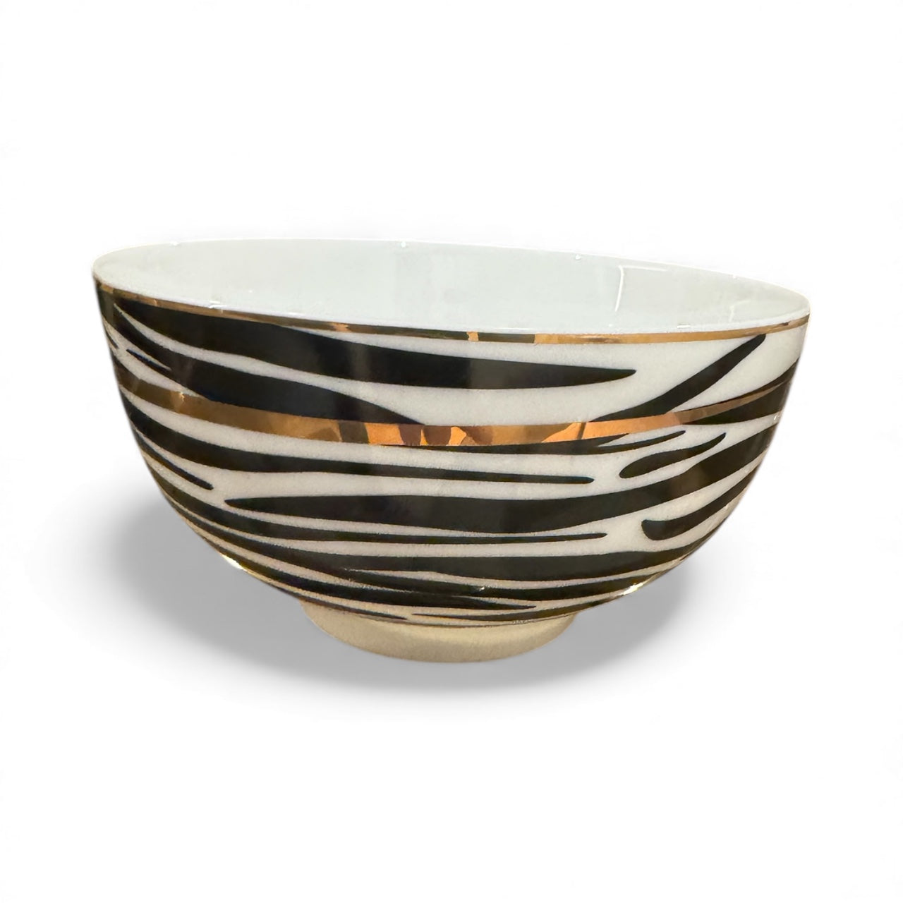 ITALORO African Zebra,24 K Gold Line ,Dining Ware 47 PCS ,OH-16403