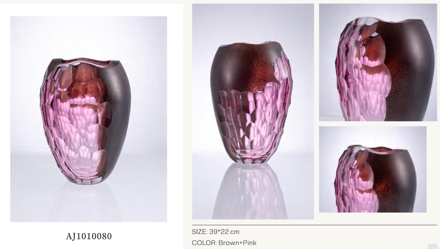 MURATERRA Dark red vase -AJ1010080