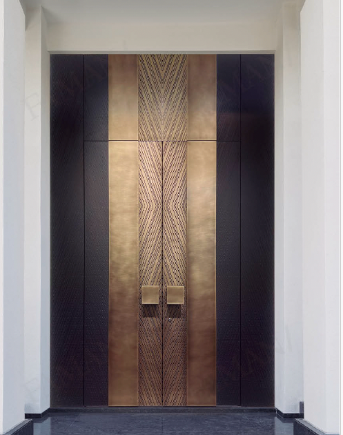 Maple City Doors Double Aluminum Royal,72"*120"