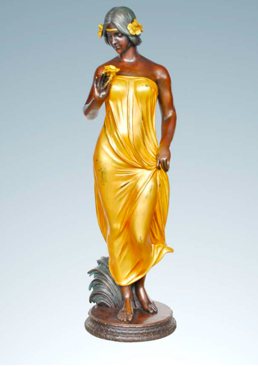 Giovanni Handmade Female Figure Bronze Statue LS-046MJ , 32×35×120 cm