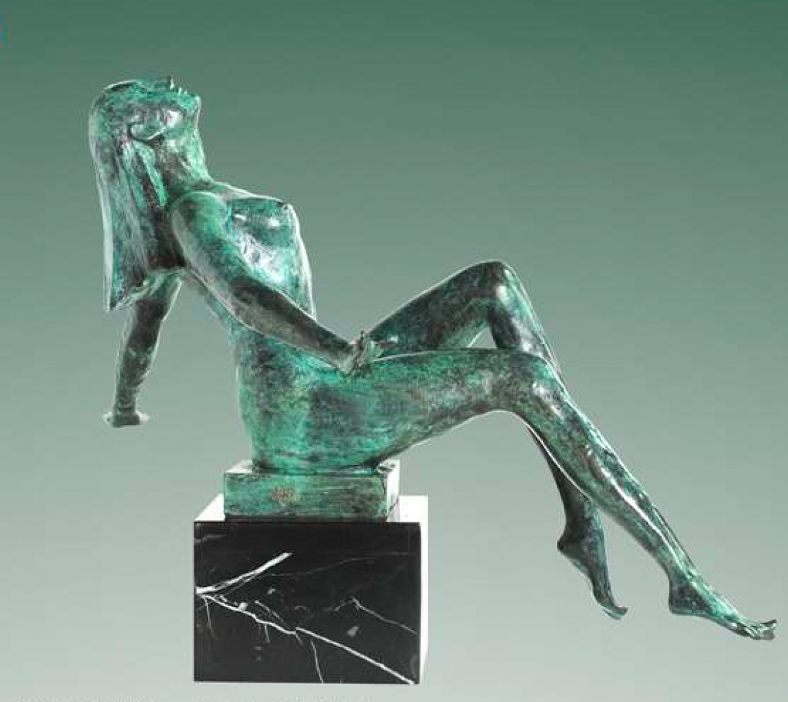 Giovanni Handmade Female Figure Bronze Statue LE-038HL , 38×45×37 cm