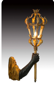 Giovanni Handmade Bronze Wall Sconce Light HXL-240MJ, H80cm