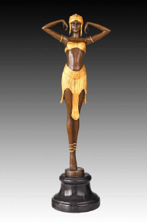 Giovanni Handmade Female Figure Bronze Statue EP-462MJ, 48×18×12 cm