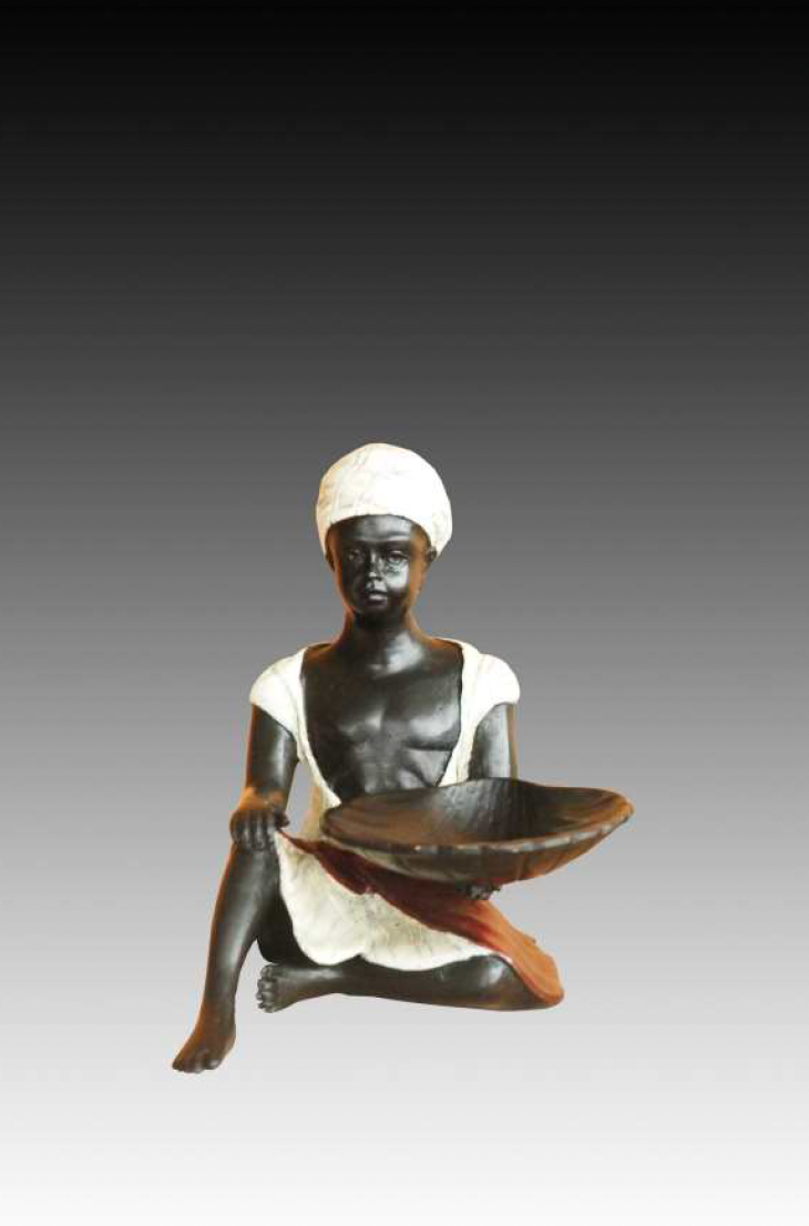 Giovanni Handmade Decorative Bronze Candle Holder CH-091MC, 13×12×12 cm