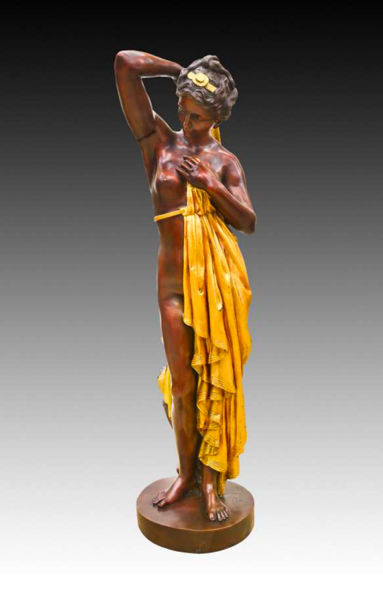 Giovanni Handmade Female Figure Bronze Statue LS-022MJ , 125×30×32 cm