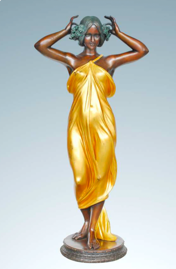 Giovanni Handmade Female Figure Bronze Statue LS-045MJ , 58×34×122 cm