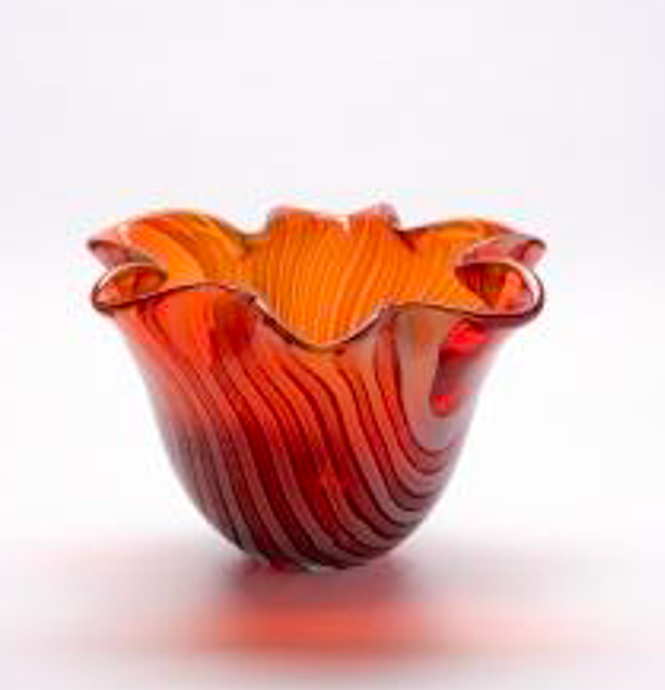 MURATERRA Crystal Bowl , Red - AJ05485