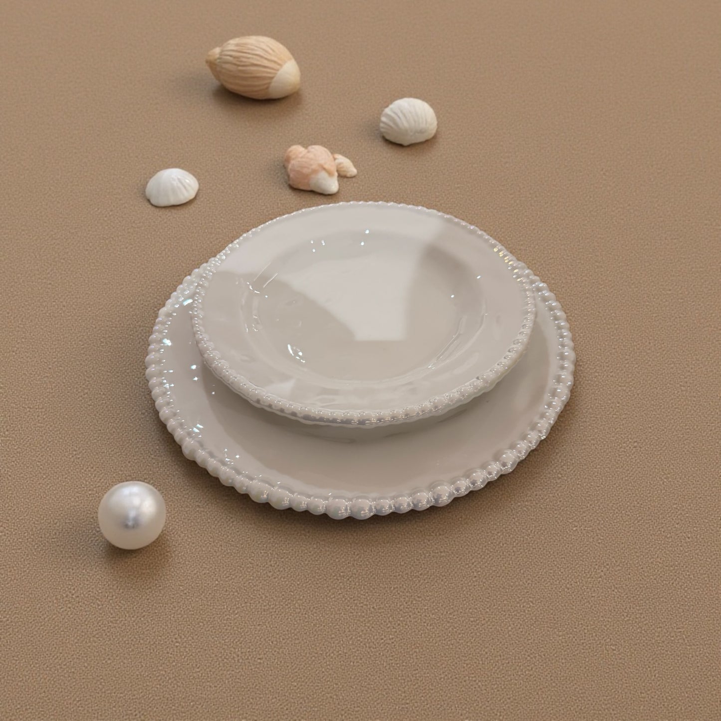 ITALORO Pearl Dining Ware 48 PCS, HWZD48