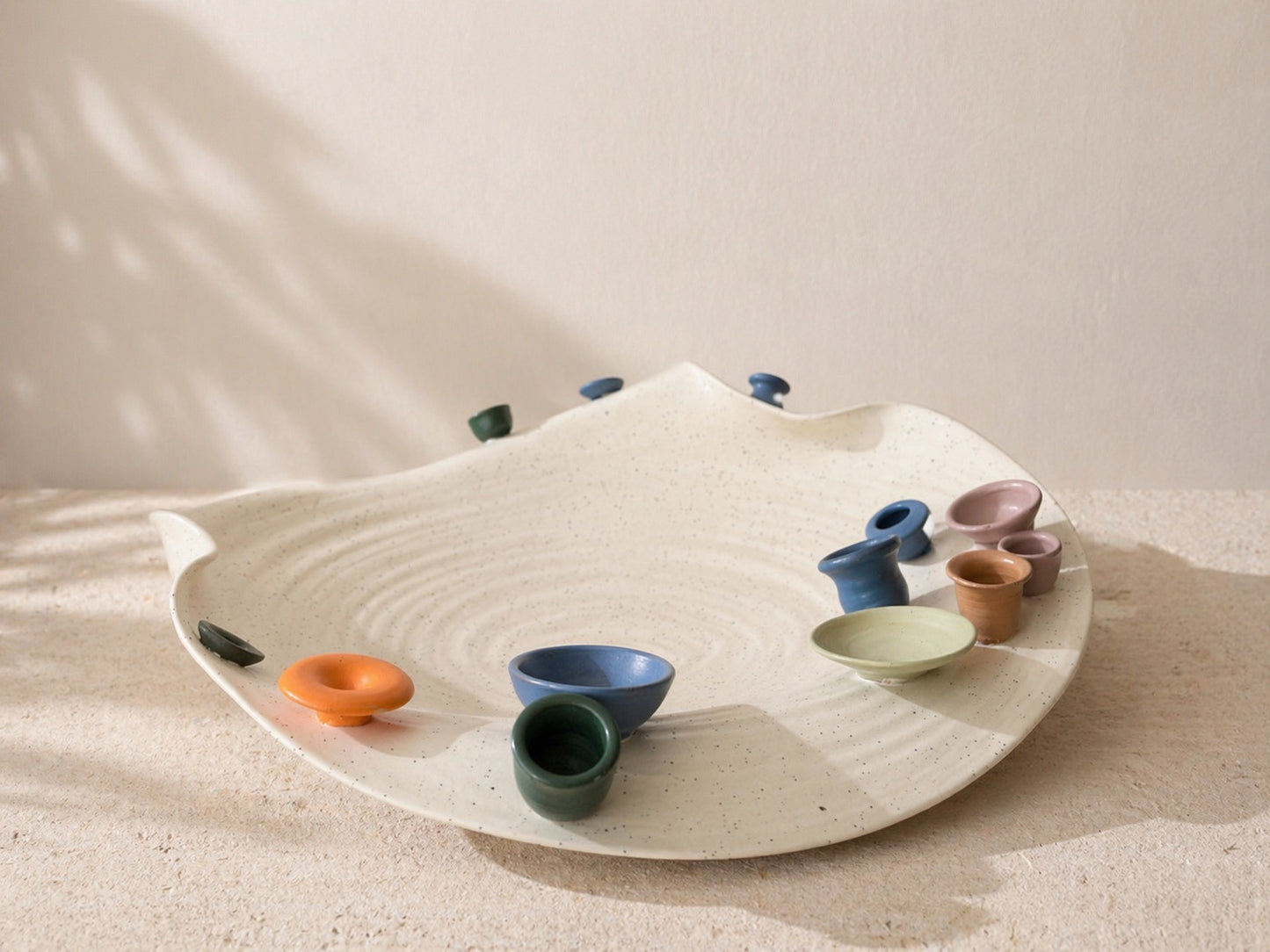 CLAIR & CHIC  Handmade Ceramic Fruit Bowl  - JDQ24028