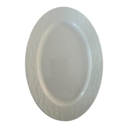 ITALORO 14"X9.5"  ROCK OVAL PLATE , JX269-A006-02