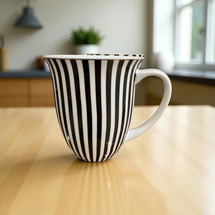 ITALORO Black & White Dining Ware 47 PCS, TE0064-2310015