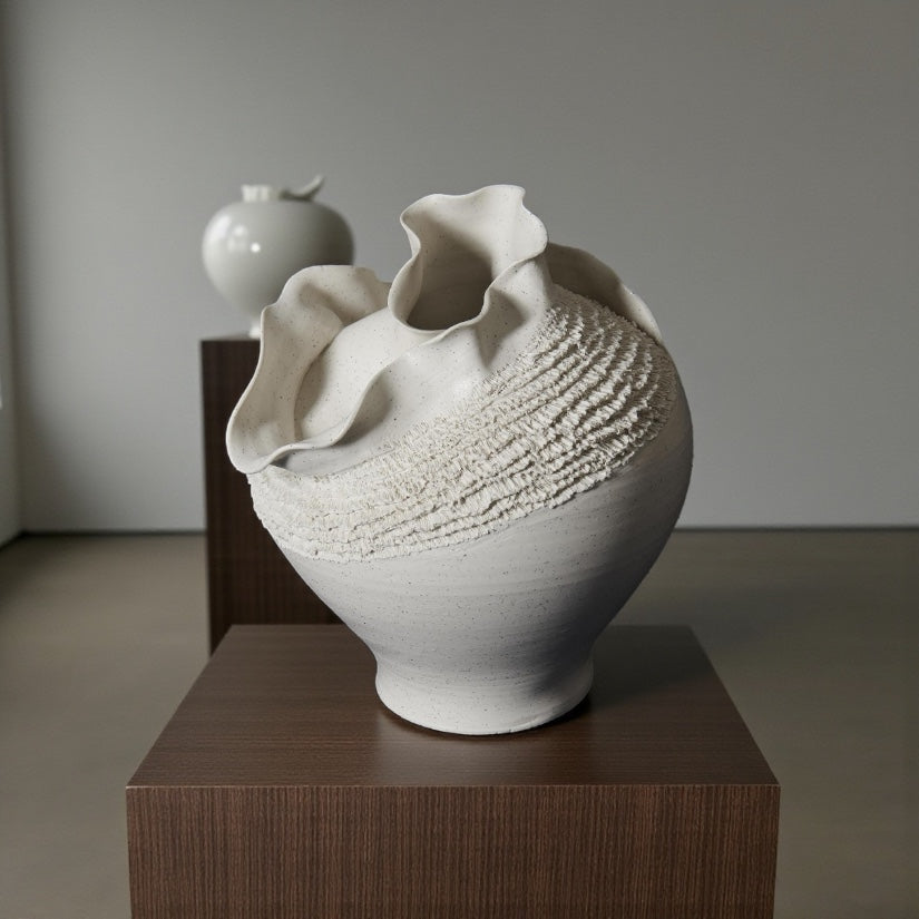 CLAIR & CHIC  Handmade Ceramic Vase - JY23215