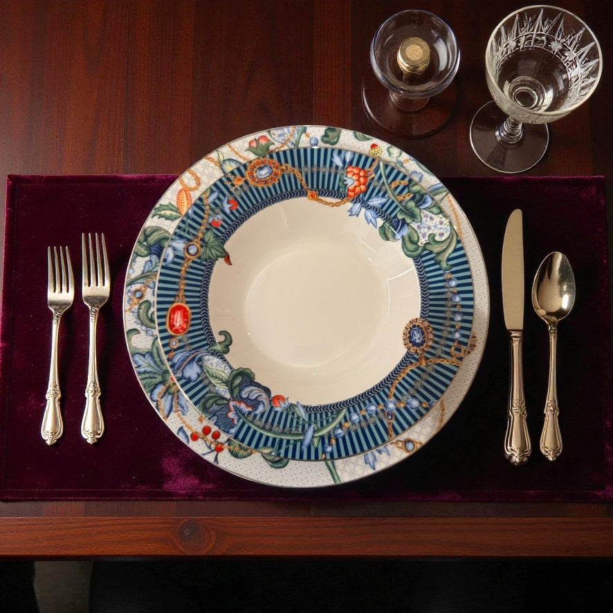 ITALORO Baroque Dining Ware 47 PCS ,TE0064-2410012