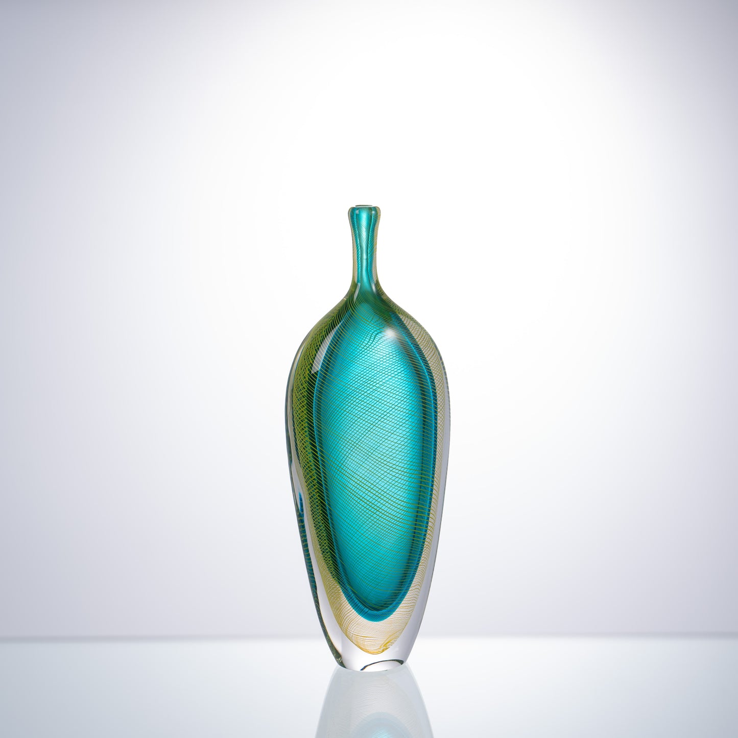 MURATERRA  Crystal Green Vase - AJ03074