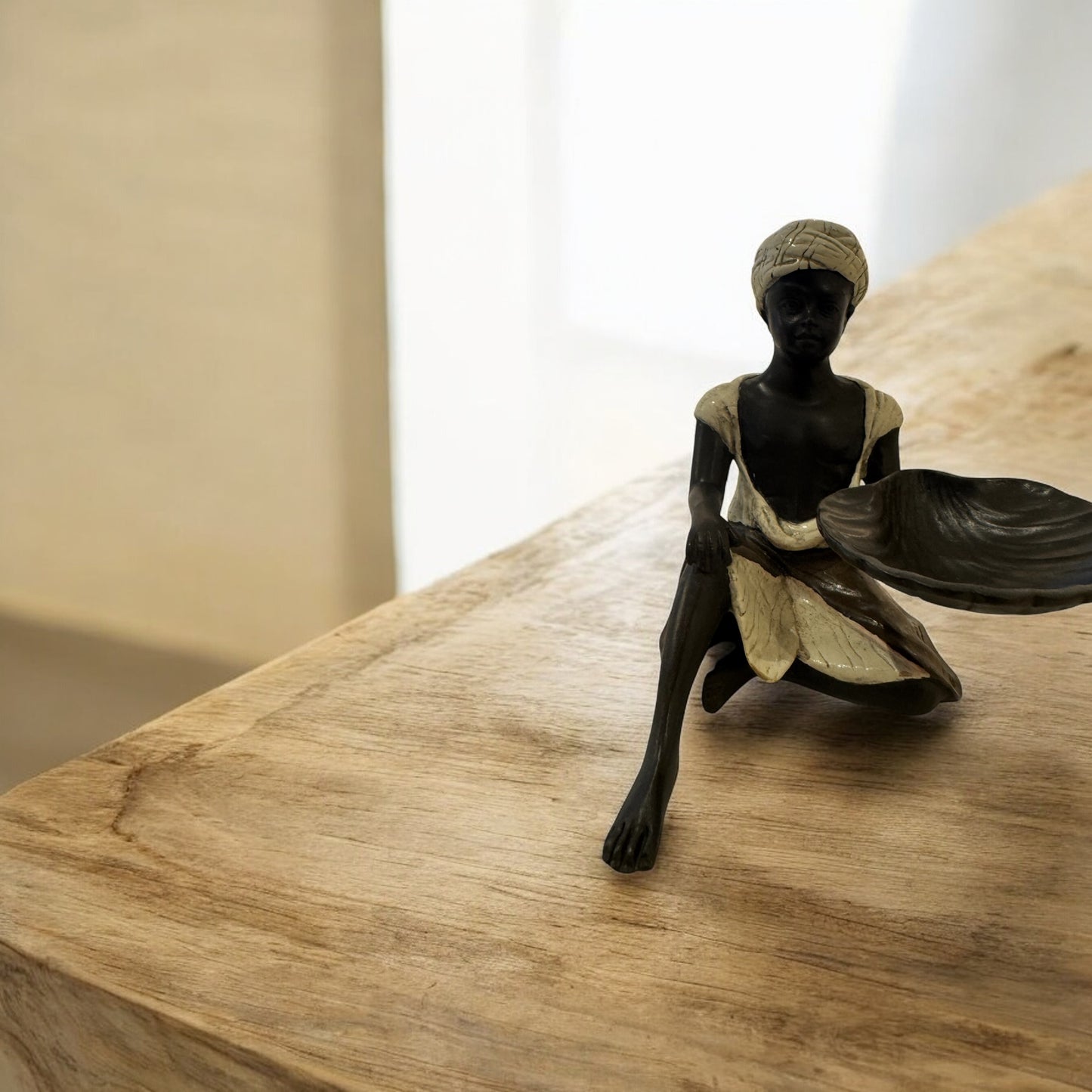 Giovanni Handmade Decorative Bronze Candle Holder CH-091MC, 13×12×12 cm