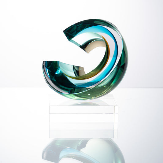 MURATERRA Crystal Green Stand Decoration - AJ00108