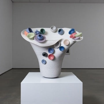 CLAIR & CHIC  Handmade Ceramic Vase - JDQ24025