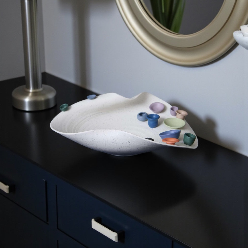 CLAIR & CHIC  Handmade Ceramic Fruit Bowl  - JDQ24028