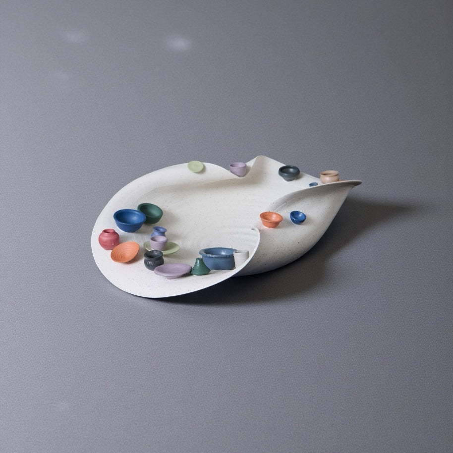 CLAIR & CHIC  Handmade Ceramic Fruit Bowl  - JDQ24032