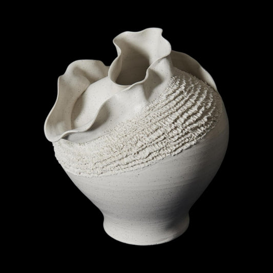 CLAIR & CHIC  Handmade Ceramic Vase - JY23215