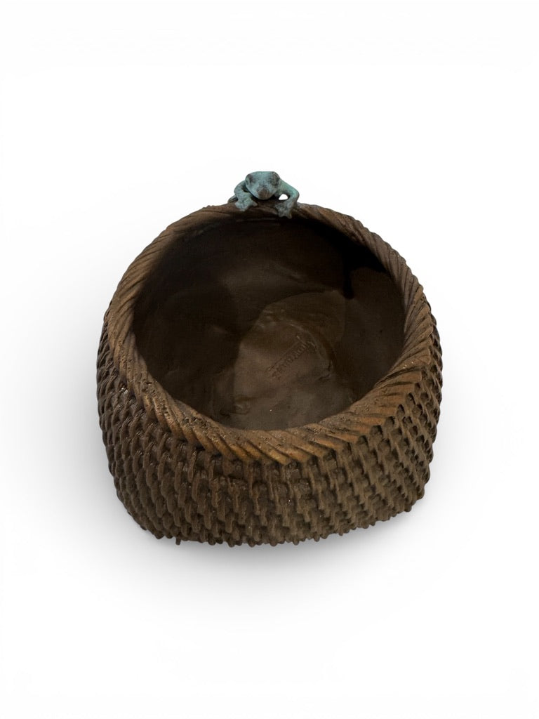Giovanni Handmade  Decoration Vessel Bronze HD-027RD , 12x12x6.5 cm