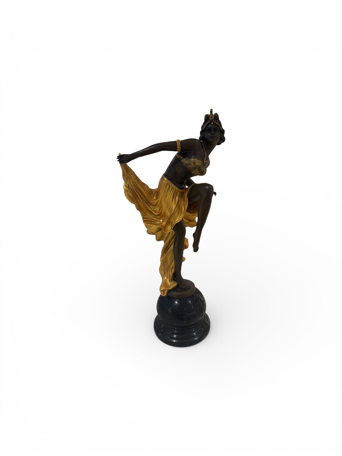 Giovanni Handmade Female Dancer Bronze Statue EP-951MJ, 51.2×24×14.4 cm