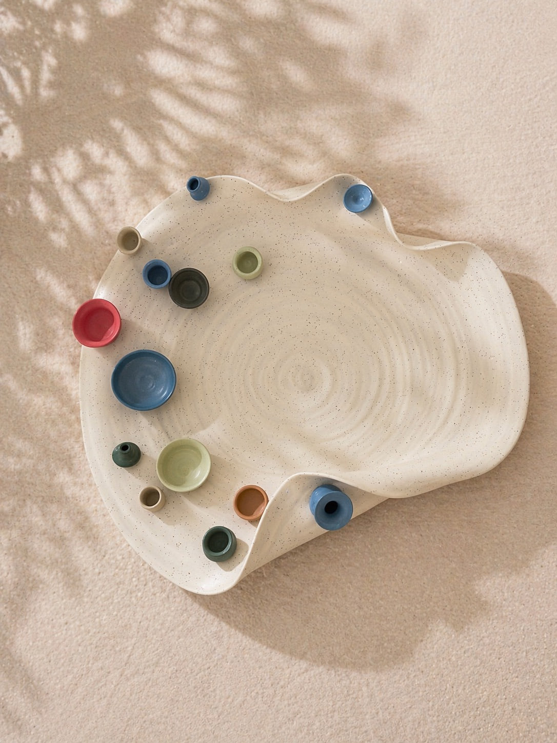 CLAIR & CHIC  Handmade Ceramic Fruit Bowl  - JDQ24026