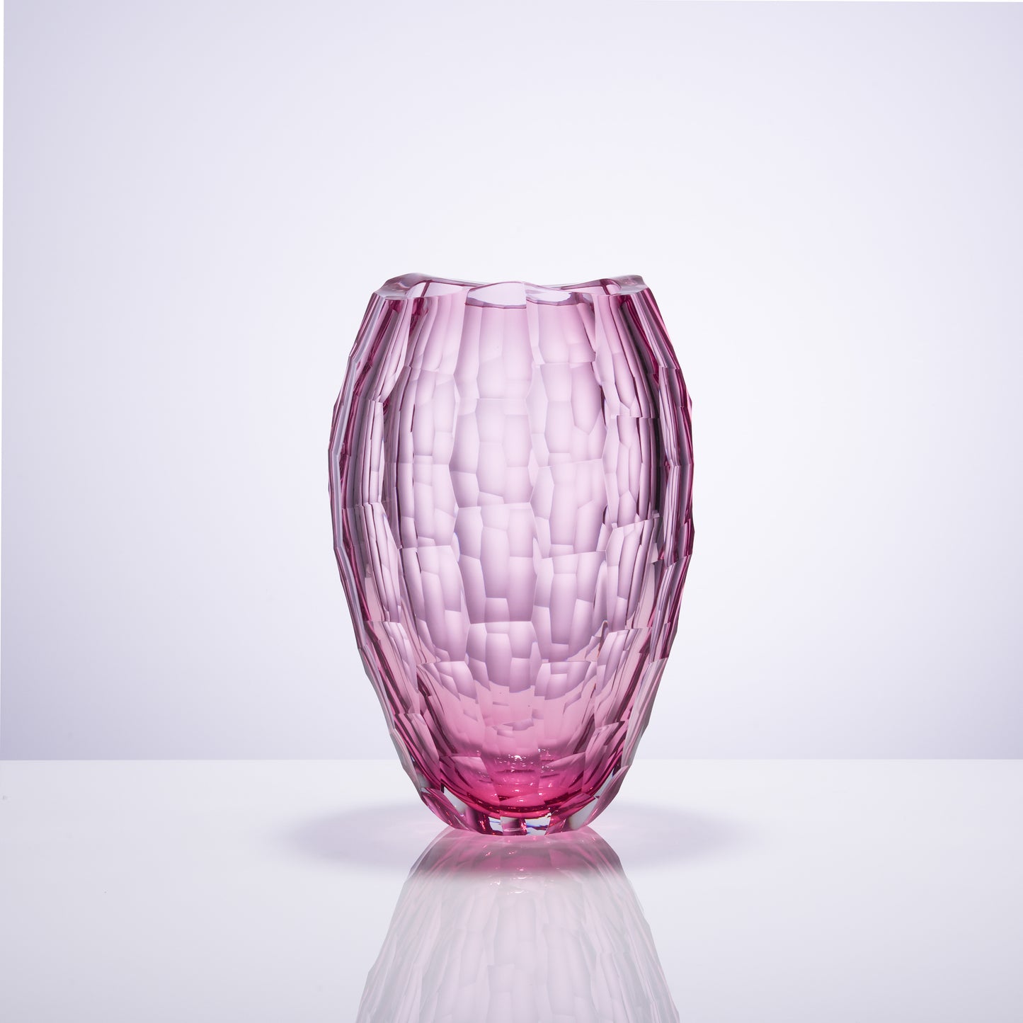 MURATERRA  Crystal Vase Pink - AJ1010147