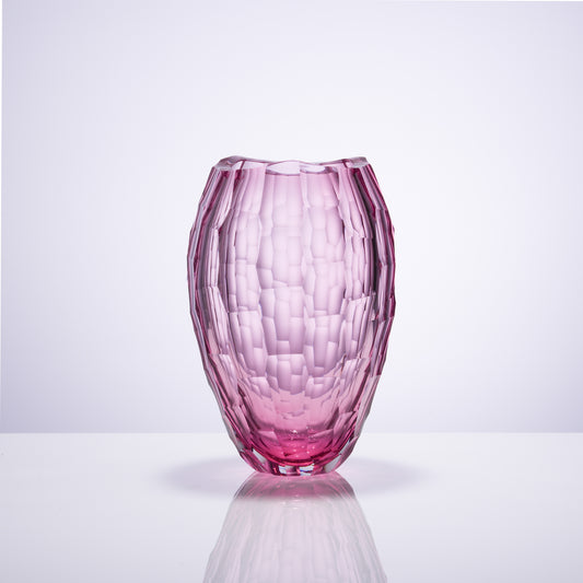 MURATERRA  Crystal Vase Pink - AJ1010147