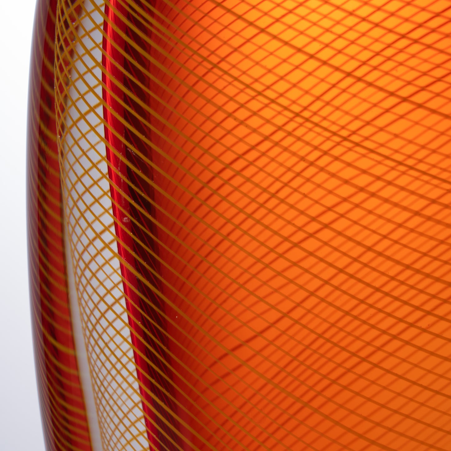 MURATERRA  Crystal Orange Vase - AJ03075