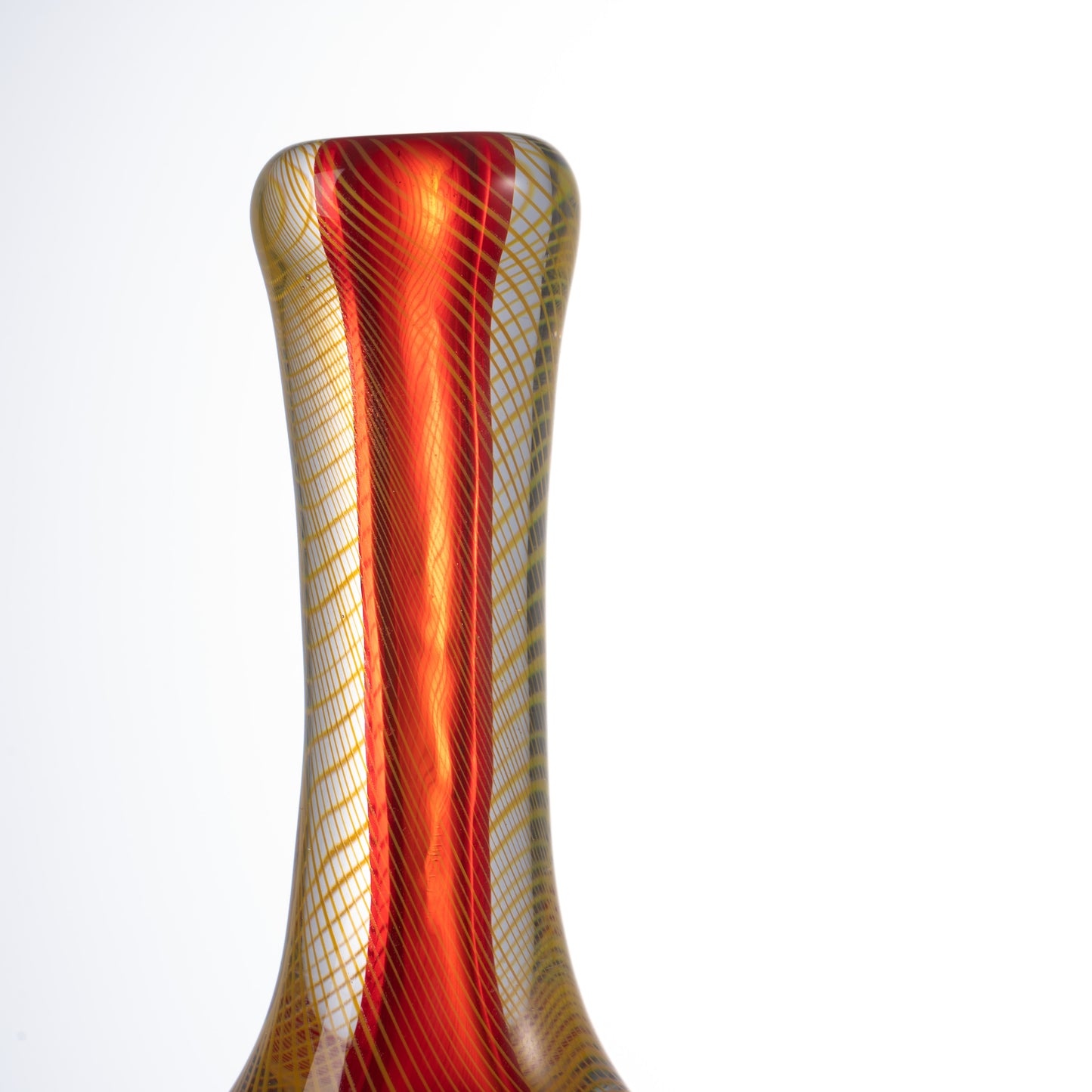 MURATERRA  Crystal Orange Vase - AJ03075