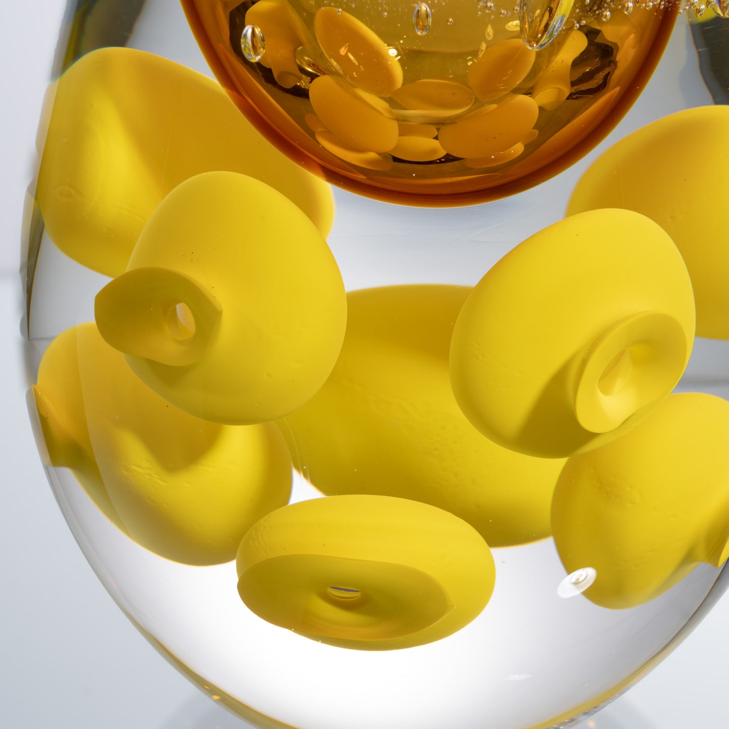 MURATERRA  Crystal Amber Vase  - AJ03155