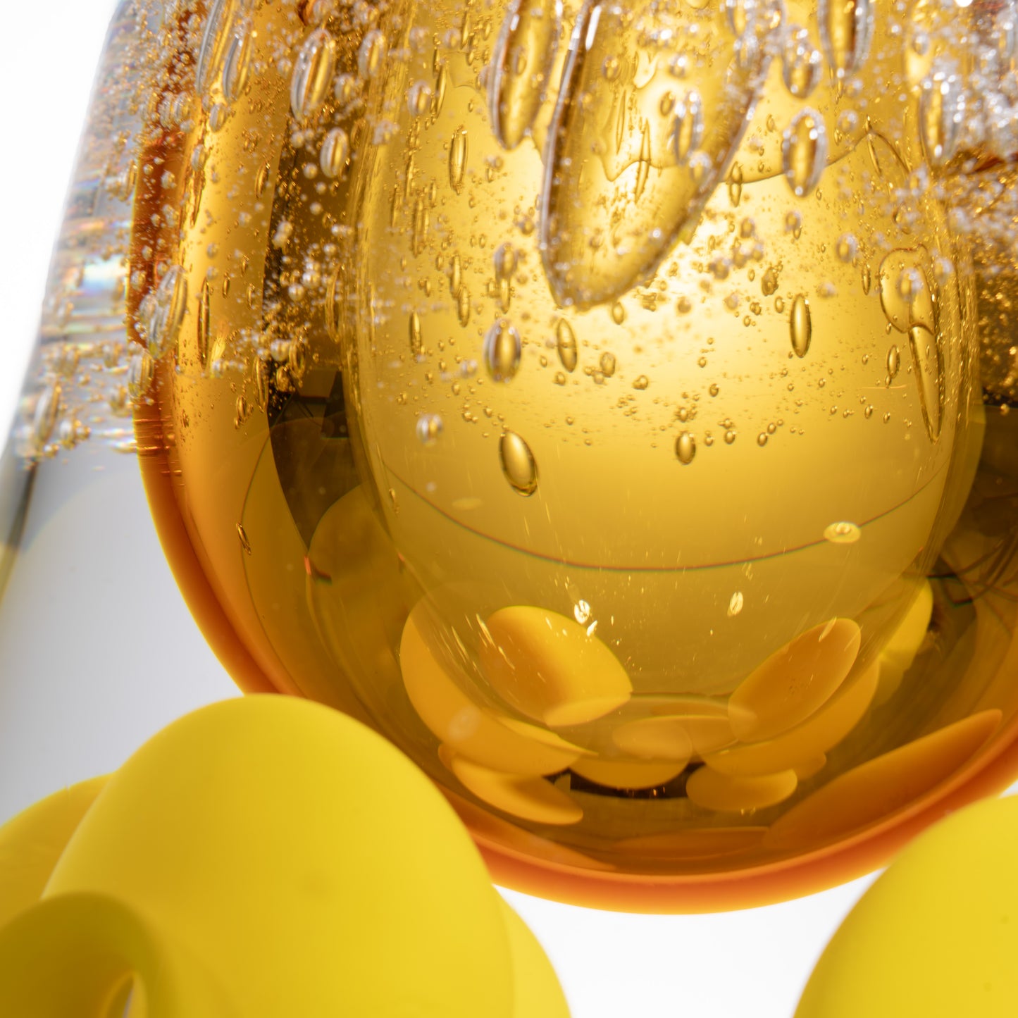 MURATERRA  Crystal Amber Vase  - AJ03155