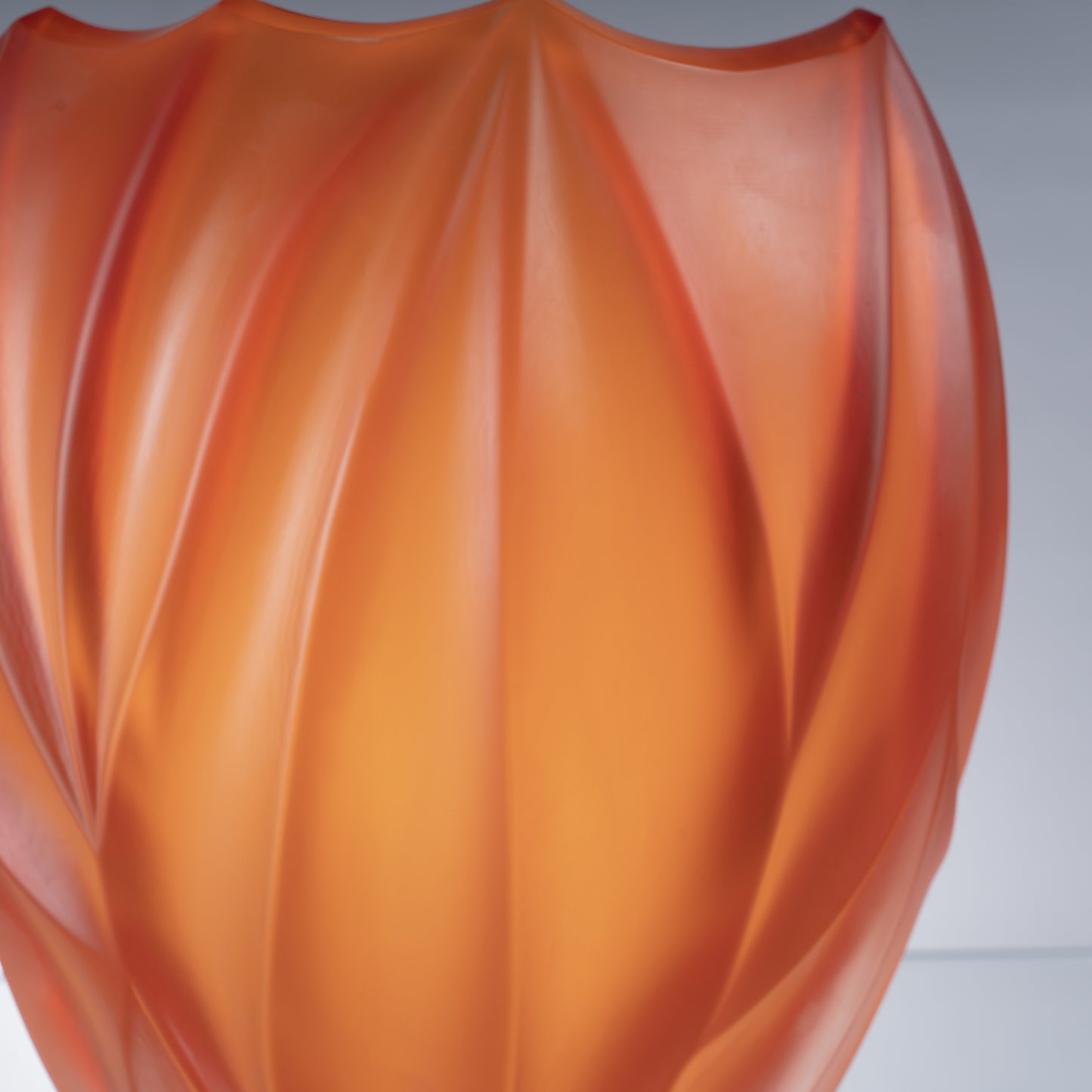MURATERRA Crystal Orange Vase  - AJ05555