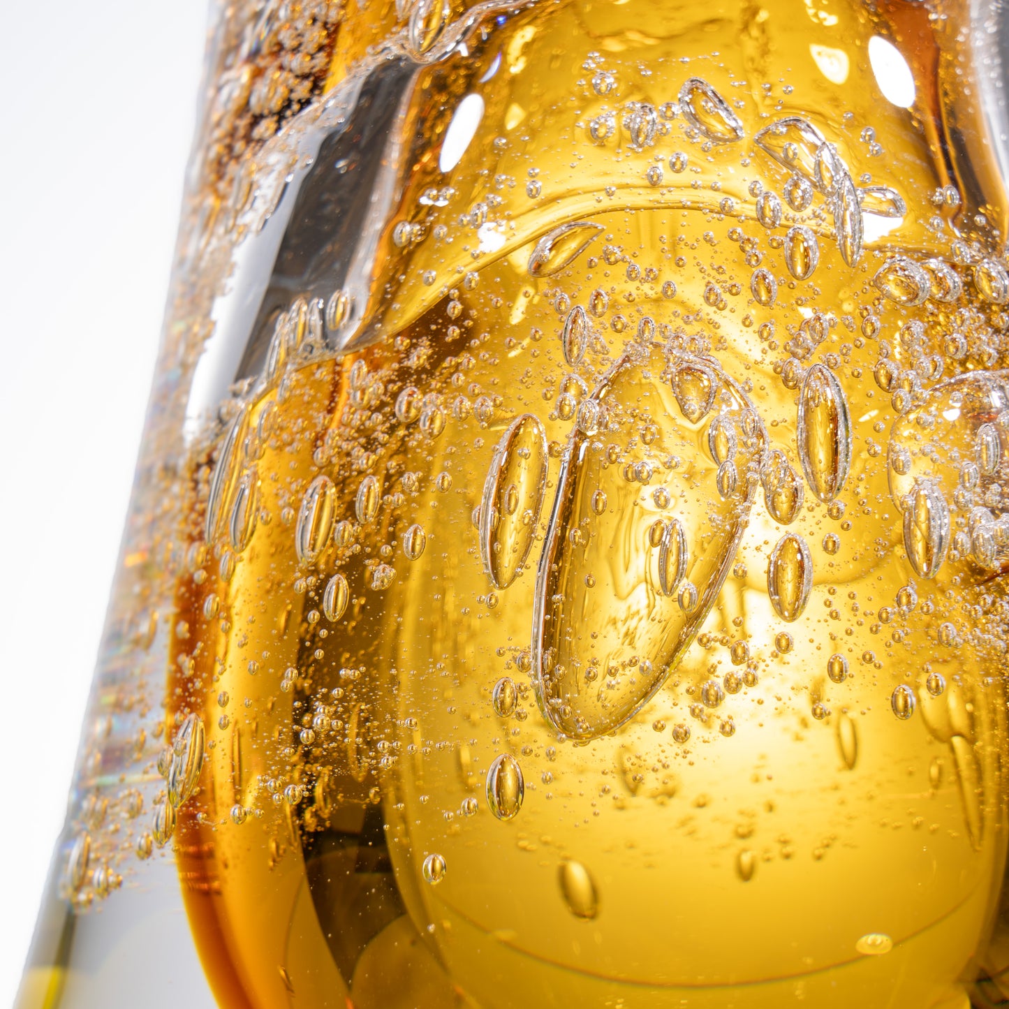 MURATERRA  Crystal Amber Vase  - AJ03155