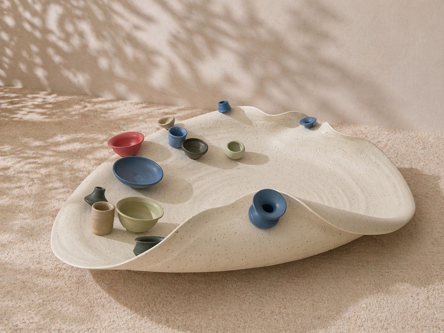 CLAIR & CHIC  Handmade Ceramic Fruit Bowl  - JDQ24026