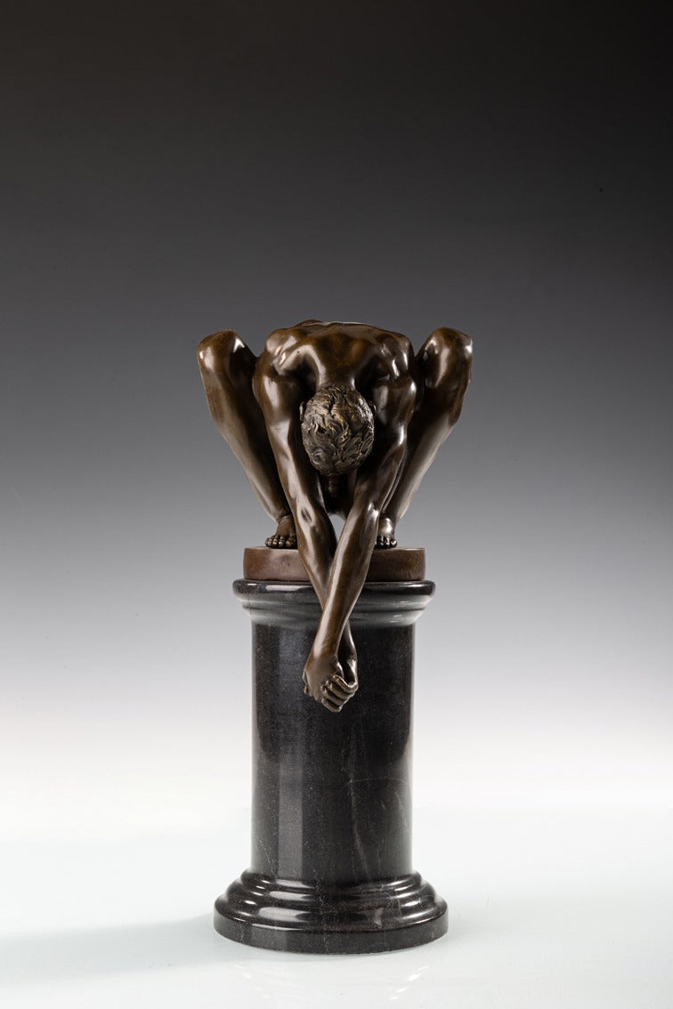 Giovanni Handmade Figure Bronze Statue EPA-609 , 28x15x13 cm