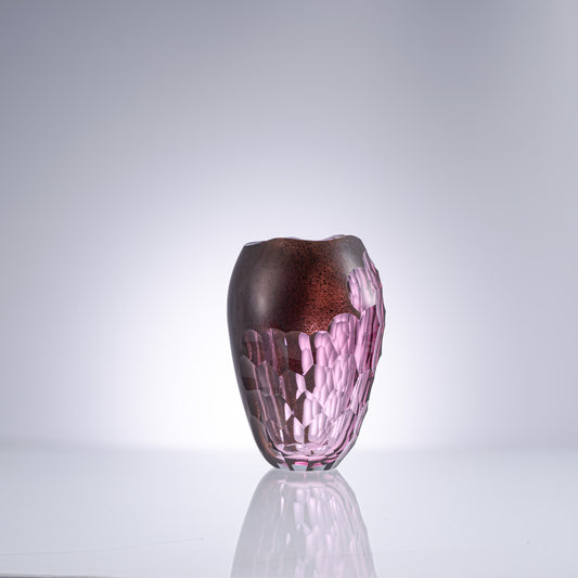 MURATERRA Dark red vase   -AJ1010080