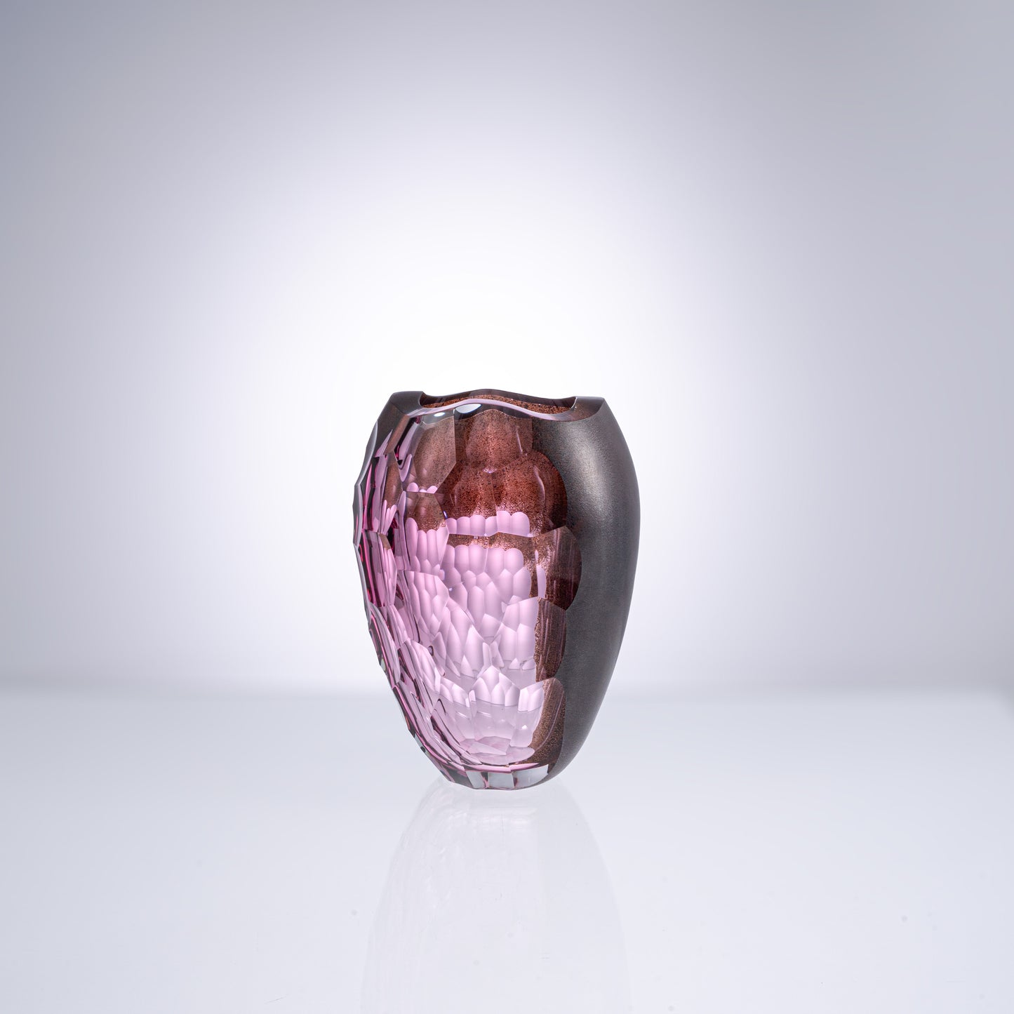 MURATERRA Dark red vase   -AJ1010080