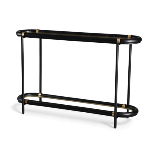 ARTIVELLO  Console Glass & Wood Table -258094
