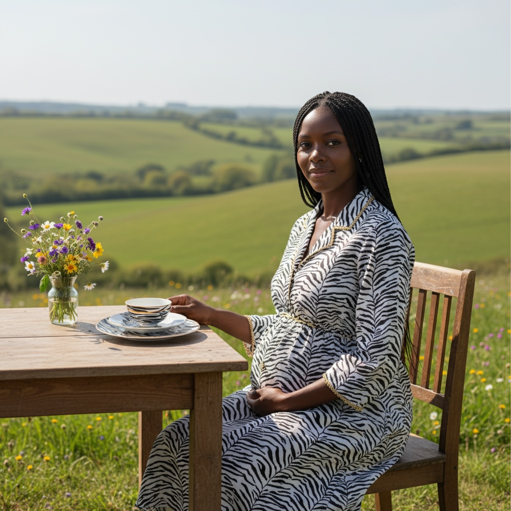 ITALORO African Zebra,24 K Gold Line  ,Dining Ware 47 PCS ,OH-16403