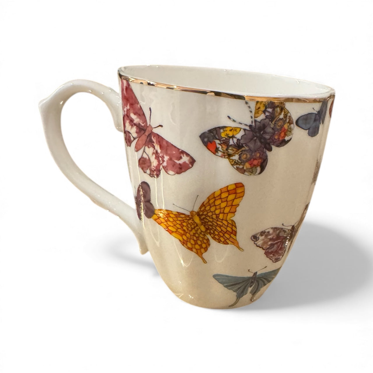 ITALORO Butterfly , 24 K Gold Line , Dining Ware 47 PCS ,OH-22013