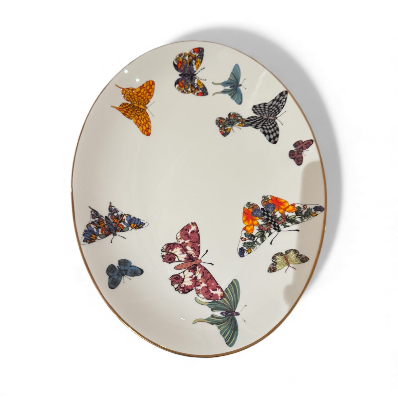 ITALORO Butterfly , 24 K Gold Line , Dining Ware 47 PCS ,OH-22013