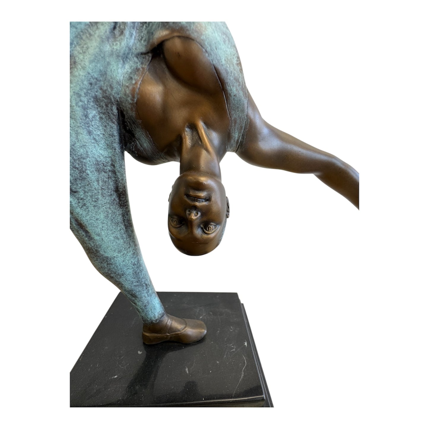 Giovanni Handmade Female  Dancer Figure Bronze Statue  JD-023S , 31x14x56.5 cm