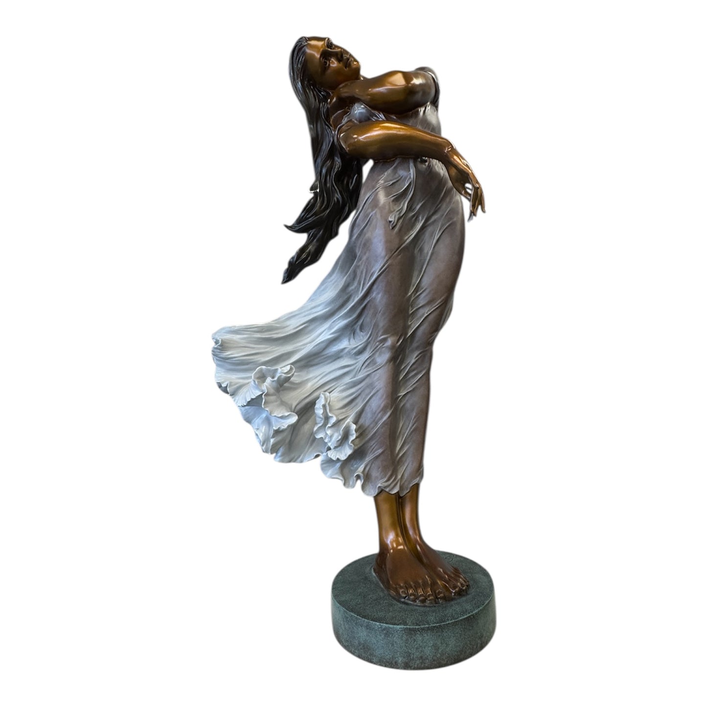 Giovanni Handmade Female Figure Bronze Statue LS-313BC , 104X50X26 cm
